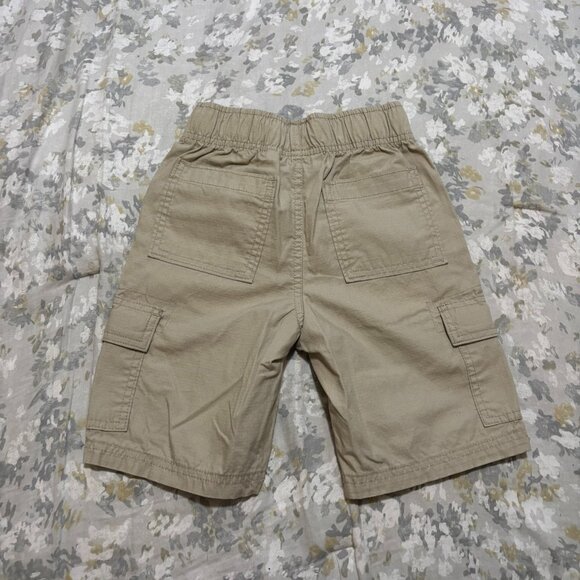 The Children’s Place Boys Khaki Cargo Shorts Size 6 – Pull-On Elastic Waist - Picture 2 of 3